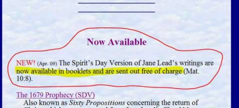 DG's Promise #1 to send out free SDV booklets.