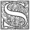 Woodcut - "S"