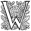 Woodcut-"W"